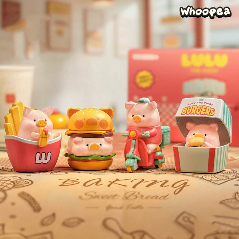 LuLu the Piggy Burger Express Movable Series Figures, Blind Box