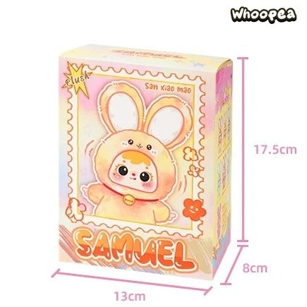 Samuel Magic Colorful Rabbit Series Plush Dolls, Blind Box