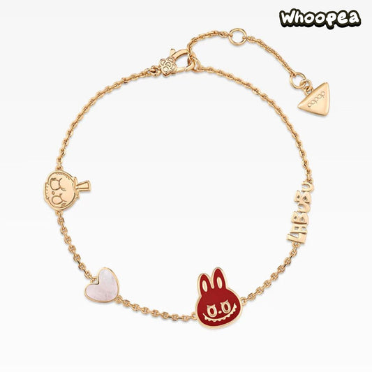 POPOP LOVE CHAPTER Series LABUBU And TYCOCO Gemstone Bracelet