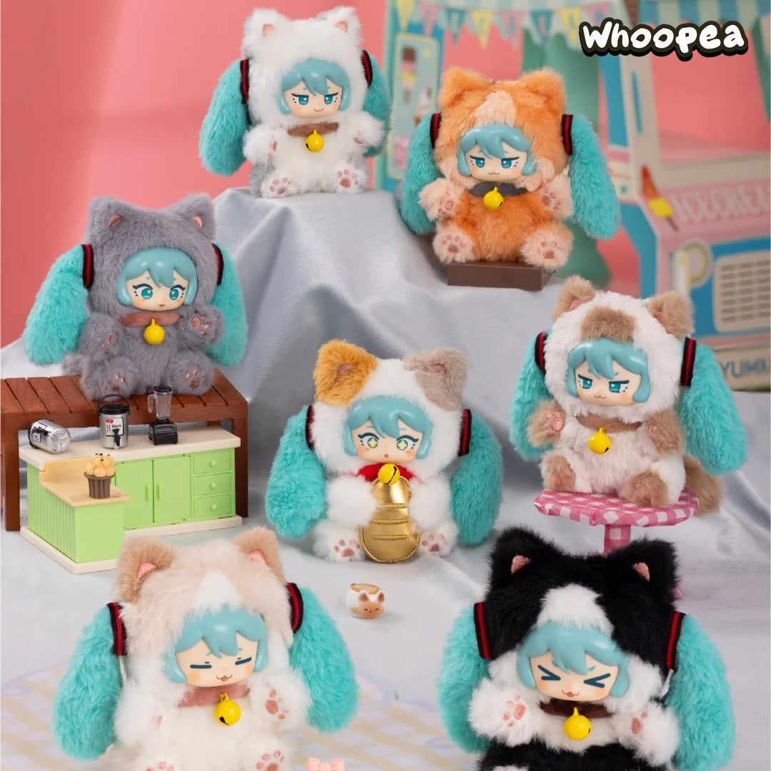 Hatsune Miku Milk Tea Cup Series Plush Charm Blind Box