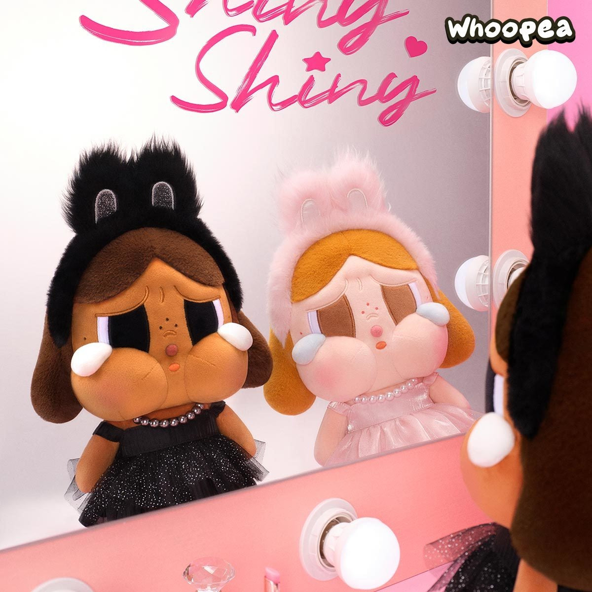 CRYBABY SHINY SHINY シリーズぬいぐるみ ブラック CRYBABY SHINY SHINY SERIES-Plush Doll – WHOOPEA