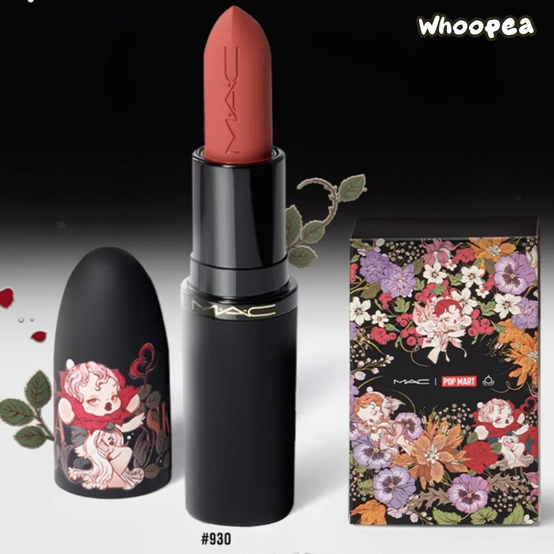 POPMART Skullpanda x MAC Valentine's Day Lipstick Set, Valentine's Day Exclusive