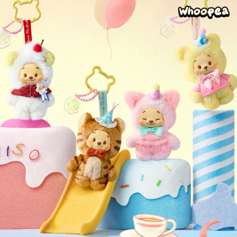 DSN Winnie the Pooh Naughty Party Series Vinyl Plush Pendant Blind Box