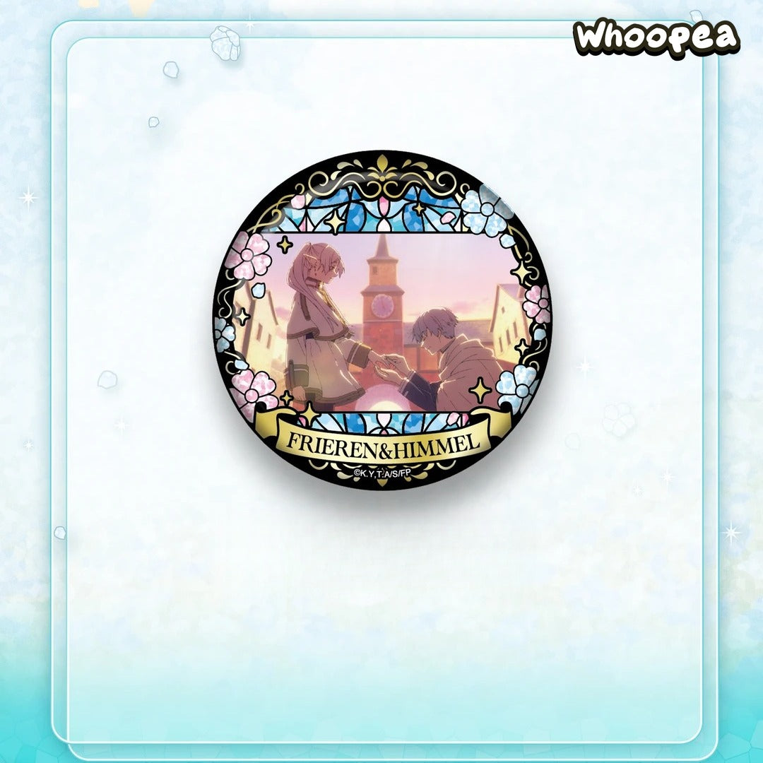 Frieren Beyond Journey's End Stained Glass Series Badge Blind Box