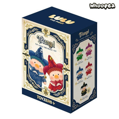 LuLu The Piggy Triangel PVC Face Plush Keychain Blind Box