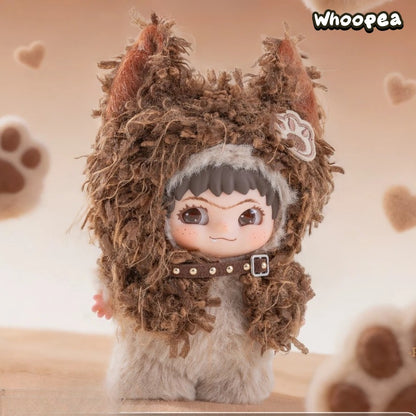 WAKUKU Puka Meow And Fuzzy Kid Series Mini Plush Hanging Card