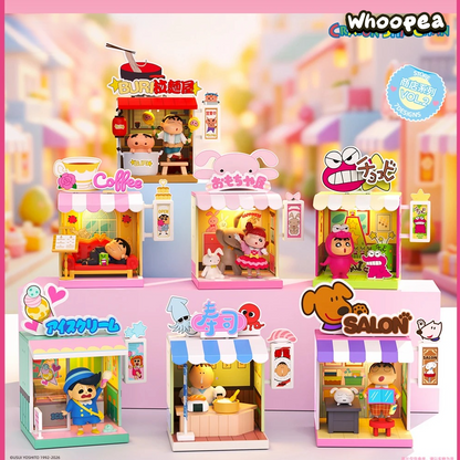 Crayon Shin-chan Kasukabe Mini Store Series Figures Blind Box