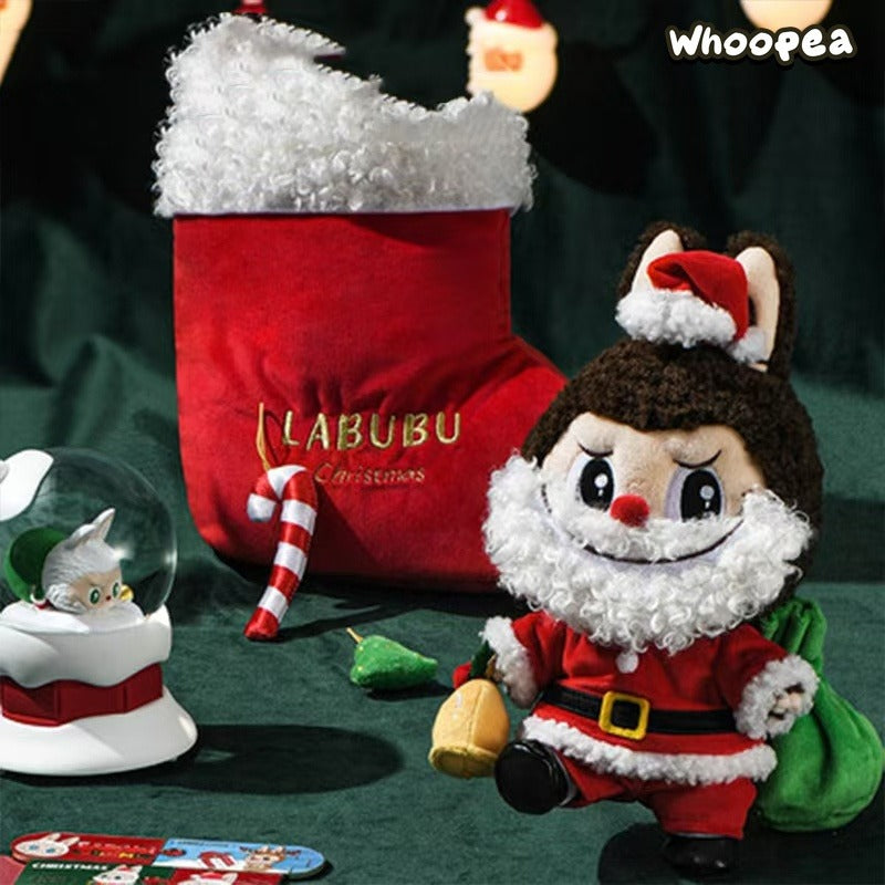 POP MART THE MONSTERS LABUBU Christmas Series Plush Hanging Card, PTS 2024 Exclusive
