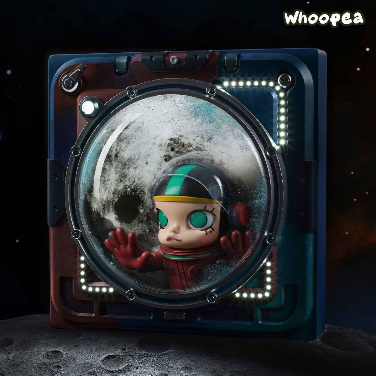 MEGA SPACE MOLLY Hello Moon "IN SPACE" 3D Painting (PRE-ORDER)