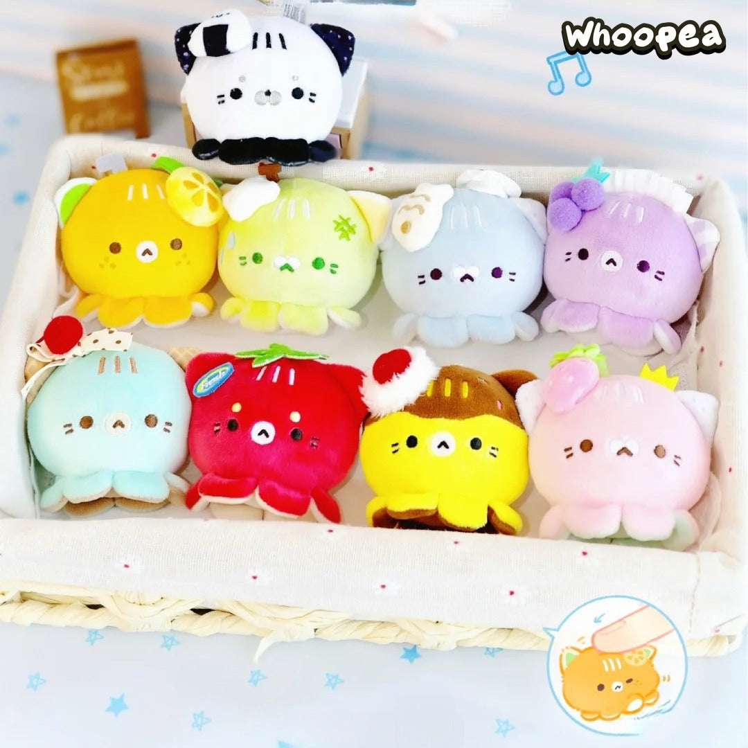 Strawberry Mousetta Octopus Kitty Mochi Squishy Series Plush Pendant Blind Box
