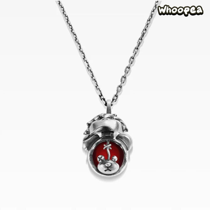 POPOP Hirono Vintage Bear Double-Layer Necklace