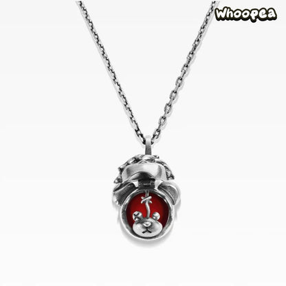 POPOP Hirono Vintage Bear Double-Layer Necklace