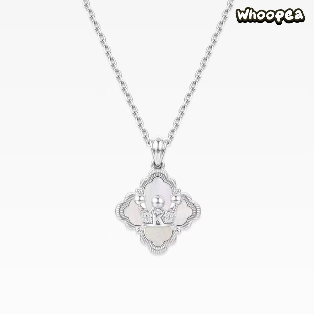 POPOP Jewelry ROYAL MOLLY Lace Series Classic Crown Necklace