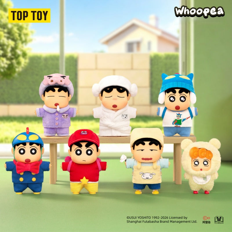CRAYON Shinchan Cute Life Series Plush Charm Blind Box