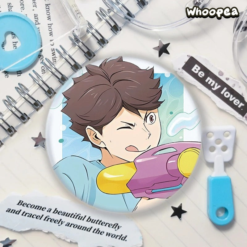 Haikyu!! Series Double Flashing Badge