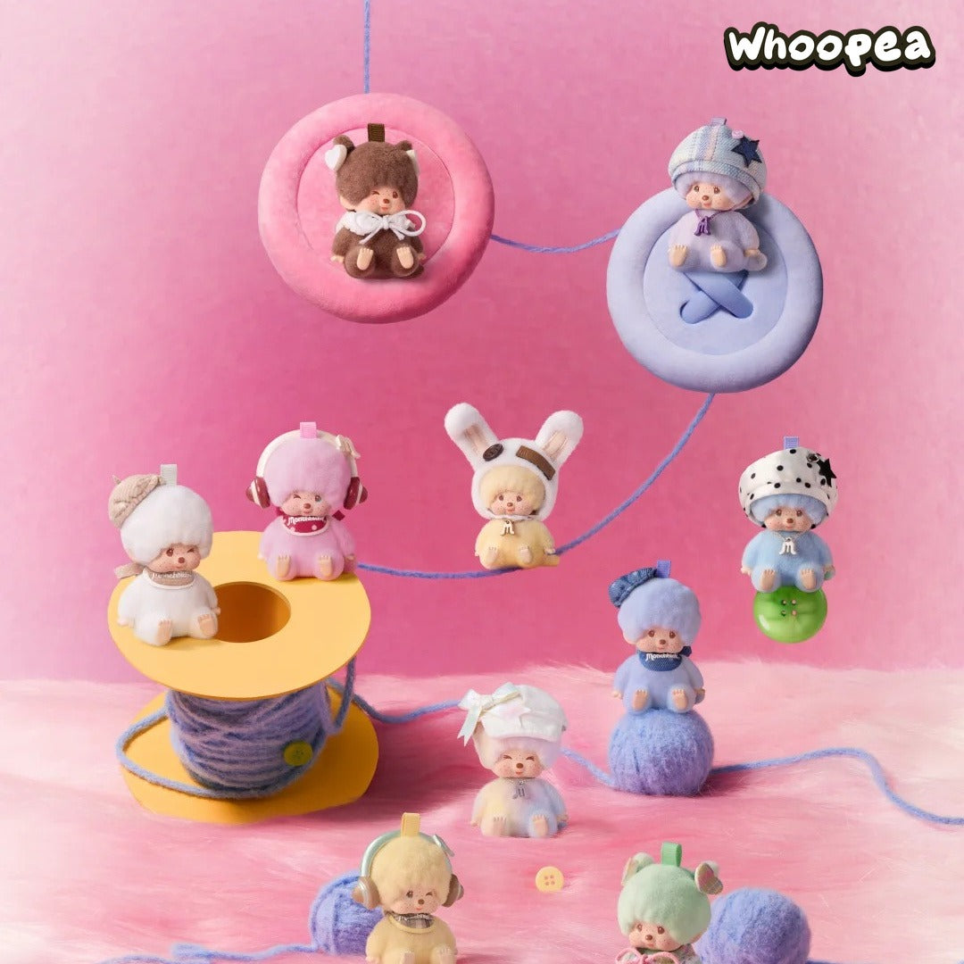 Monchhichi Macaron Mambo Series Plush Keychain Blind Box – WHOOPEA