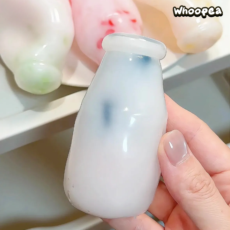 Fruit Milk Bottle Vanseline Slow Rising Squishy- Sensory Fidget Toy