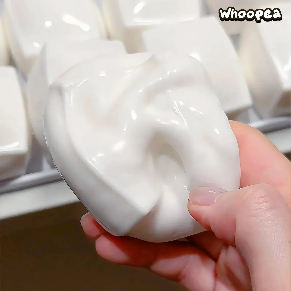 Milky Tofu Crunchy Crispy Squishy- Sensory Fidget Toy