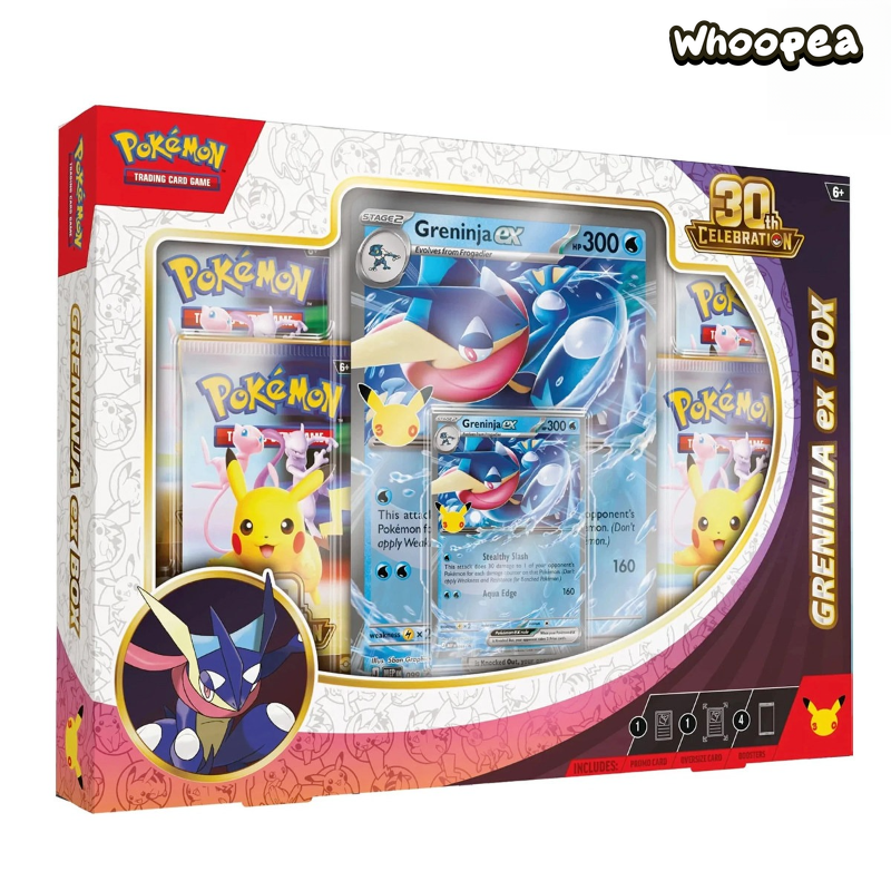 Pokémon TCG 30th Anniversary Celebration Poster Collection Eevee ex And Greninja ex Set, English Edition (PRE-ORDER)
