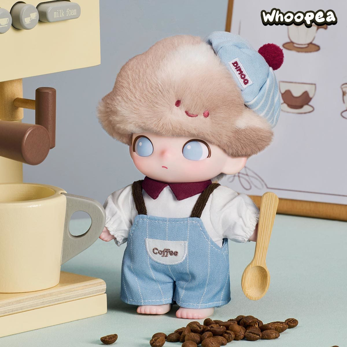 アイドル DIMOO Crush on Coffee Series DIMOO Crush on Coffee Series-Vinyl Plush Blister Pack - POP