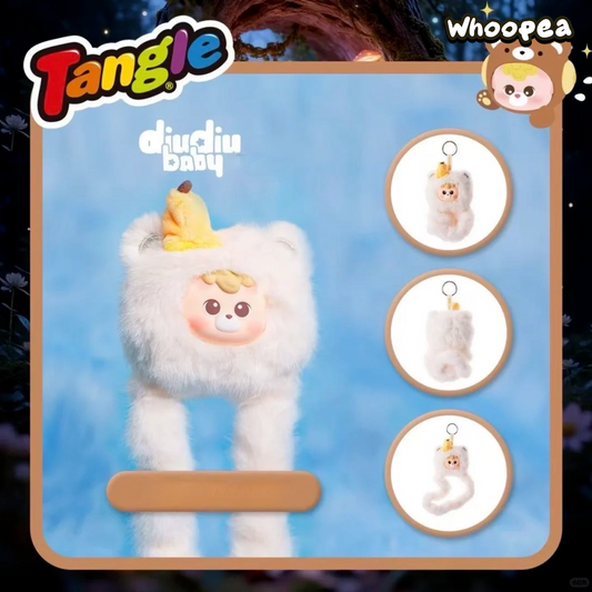 Diudiu baby & Tangle Marshmallow Bear Series Plush Pendant