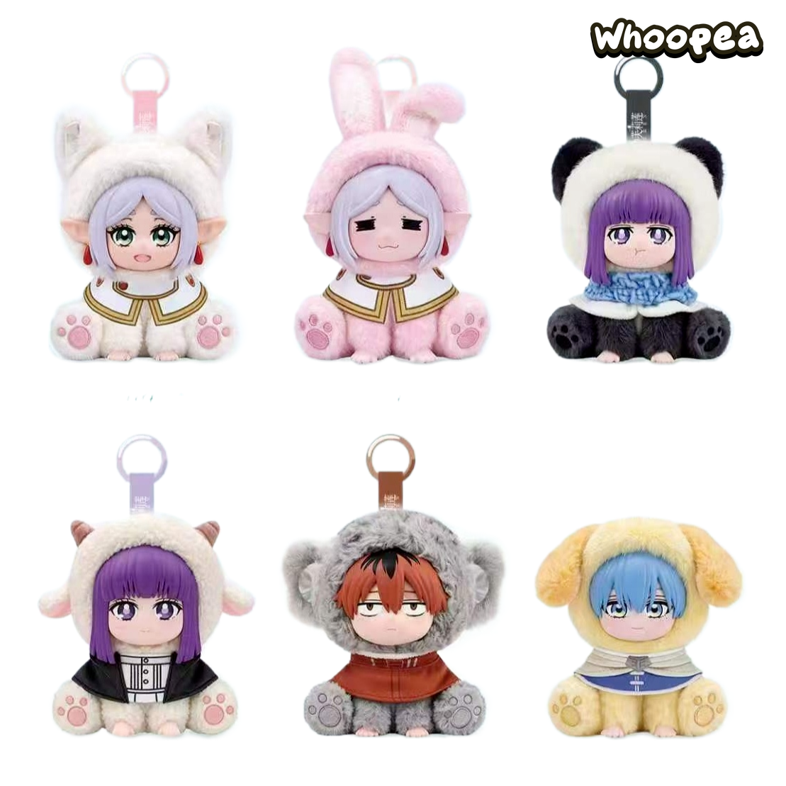 Animal Party Sitting in a Row Series Plush Pendant Blind Box (PRE-ORDER)