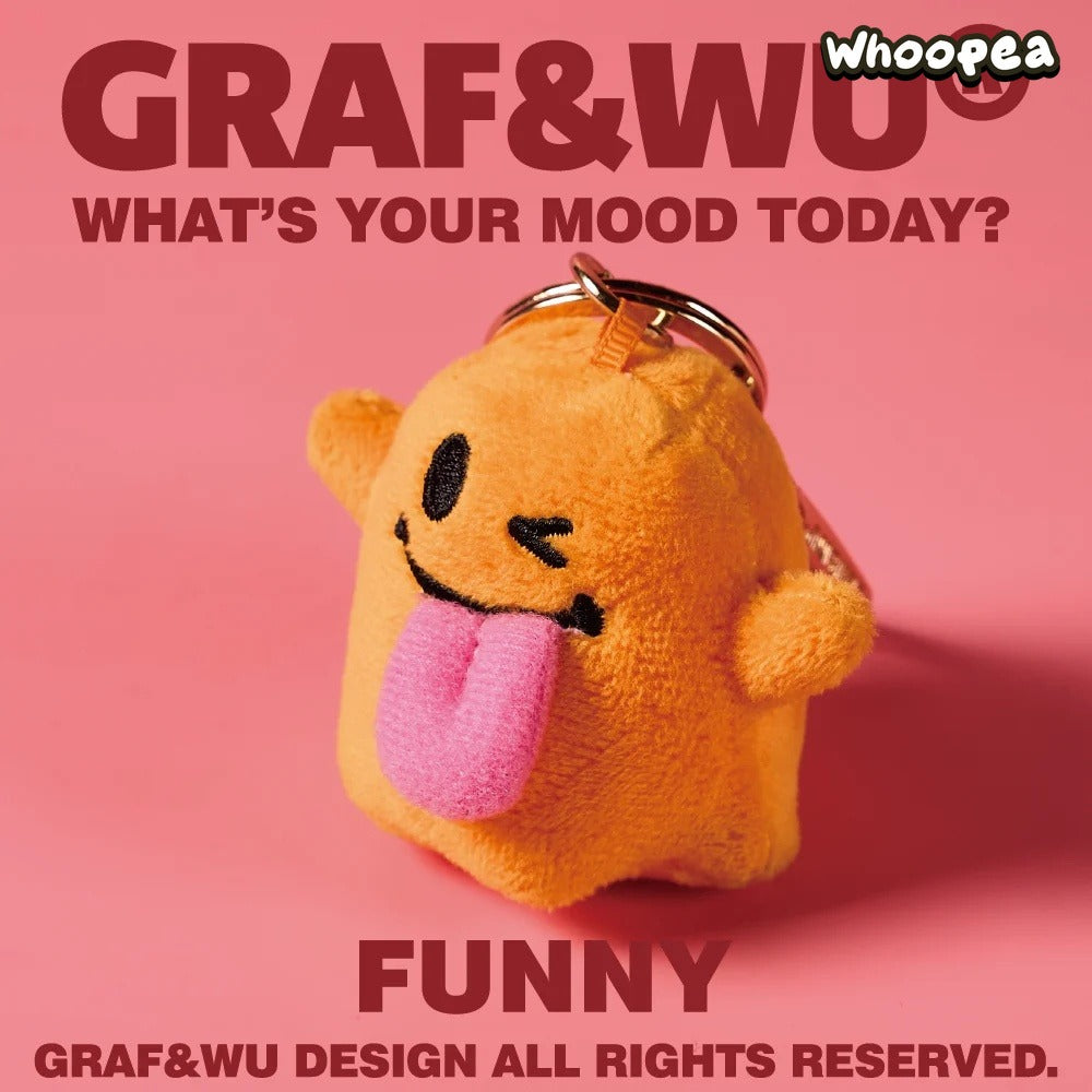 GRAF&WU What's Your Mood Today? Mini Series Ghosts Keychain Collection
