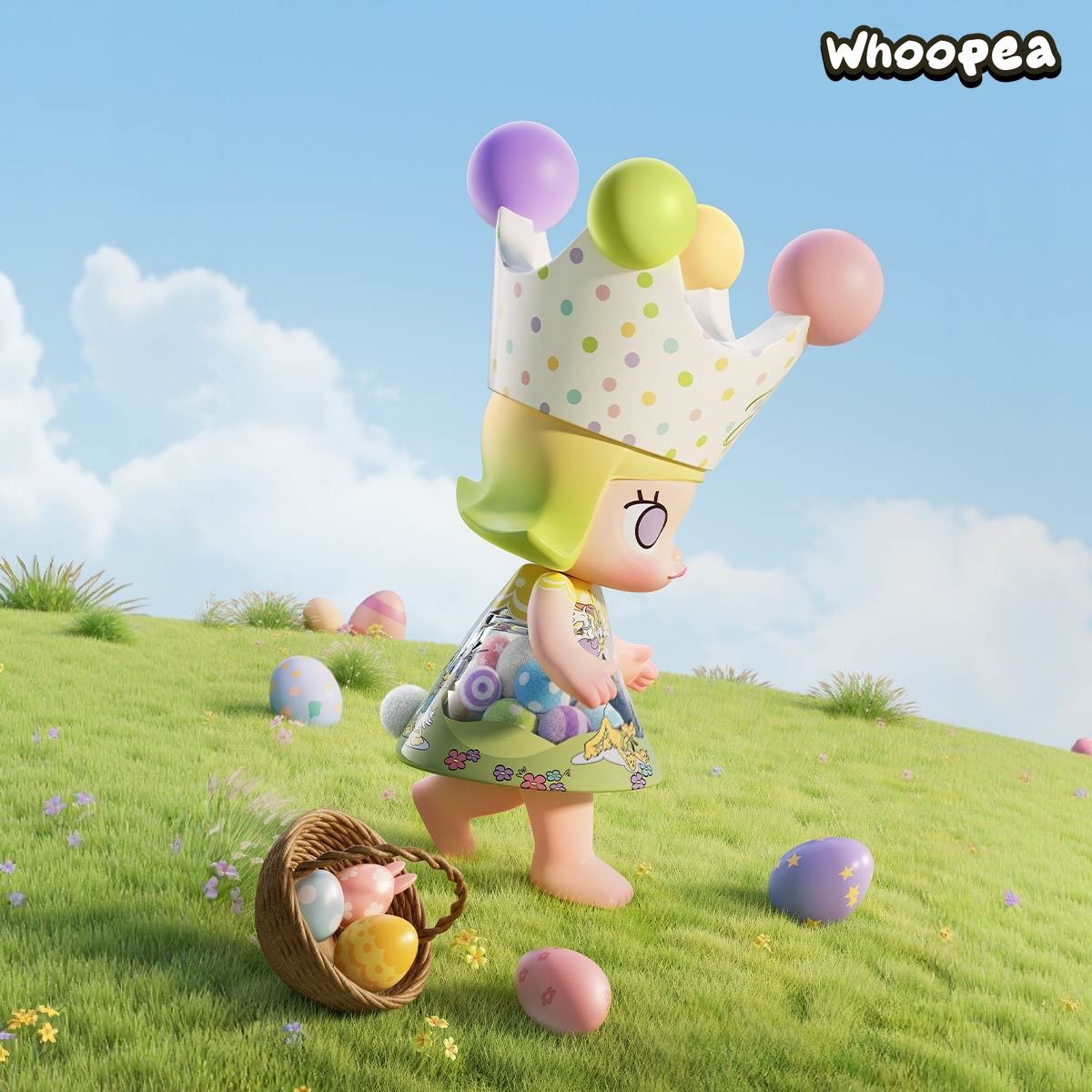 POP MART MEGA ROYAL MOLLY 400%And 1000% Mickey and Friends Happy Easter Series Figure