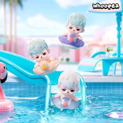 TNTSPACE Pool Party Series Mini Beans Figures, Blind Bag