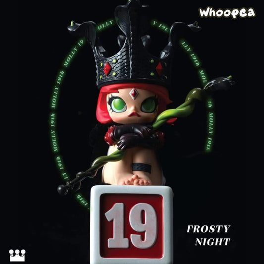 POP MART MOLLY 19TH Anniversary Frosty Night Series Figure
