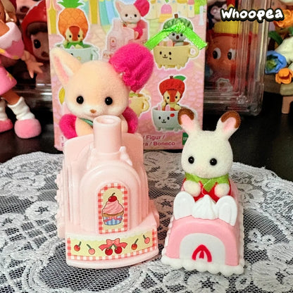 Sylvanian Families Fruity Teacup Train Series Figure Blind Box