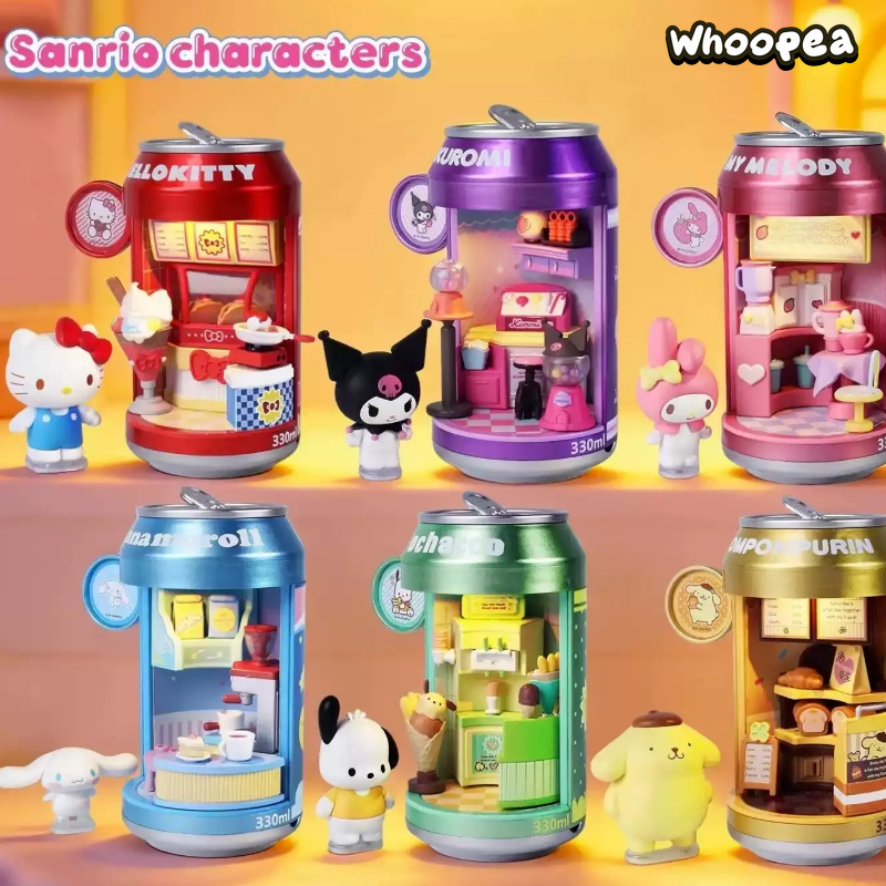 SANRI0 Soda Can Dessert Shop Street Series Figure Blind Box