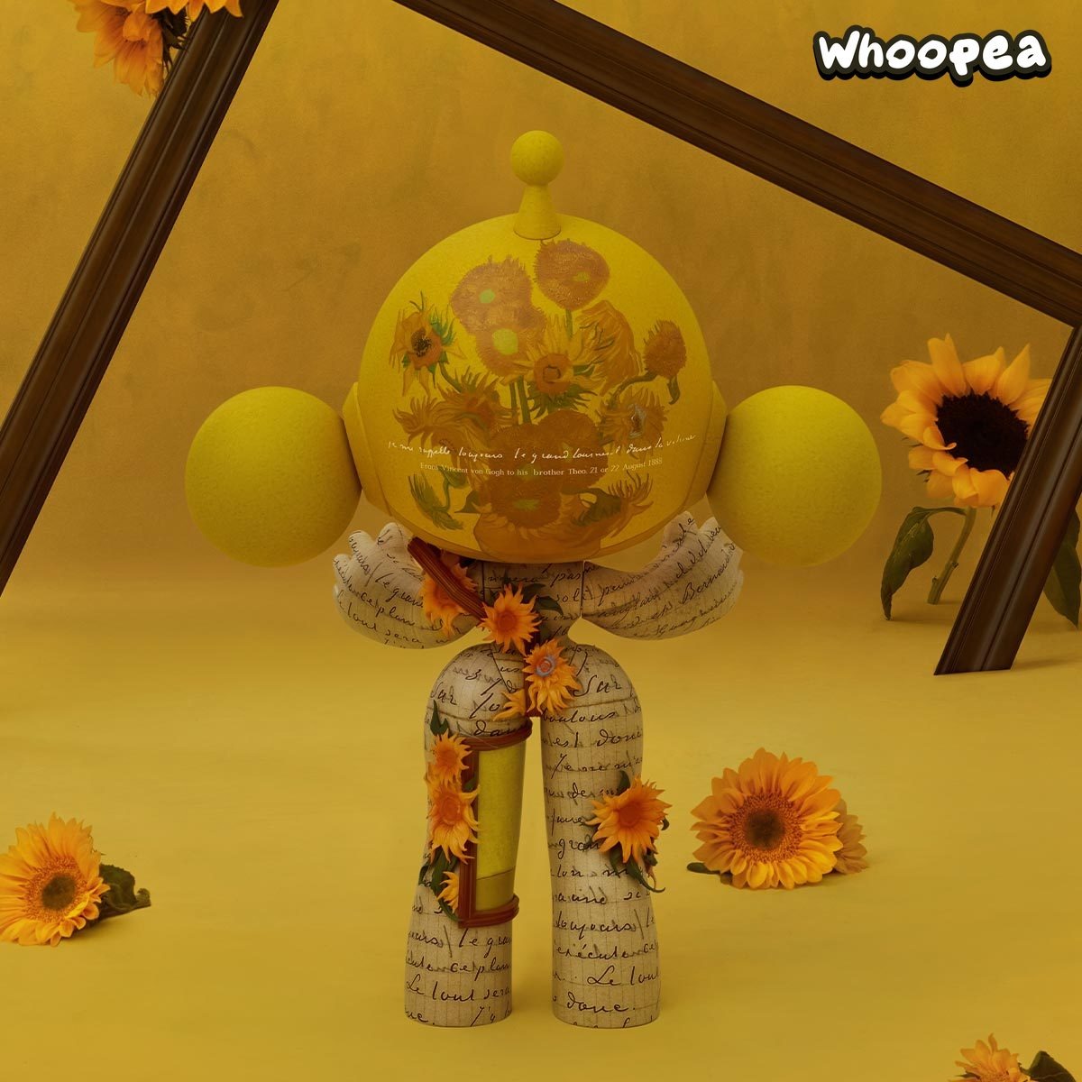 その他 MEGA a SKULLPANDA 1000% Van Gogh MEGA α SKULLPANDA 1000% Van Gogh Museum Sunflowers - POP
