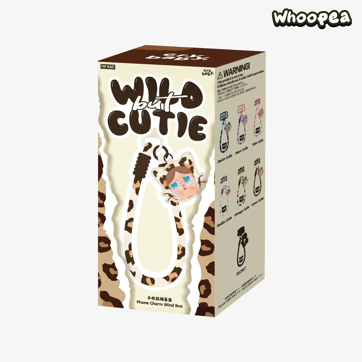 CRYBABY Wild but Cutie Series-Phone Charm Blind Box (PRE-ORDER）