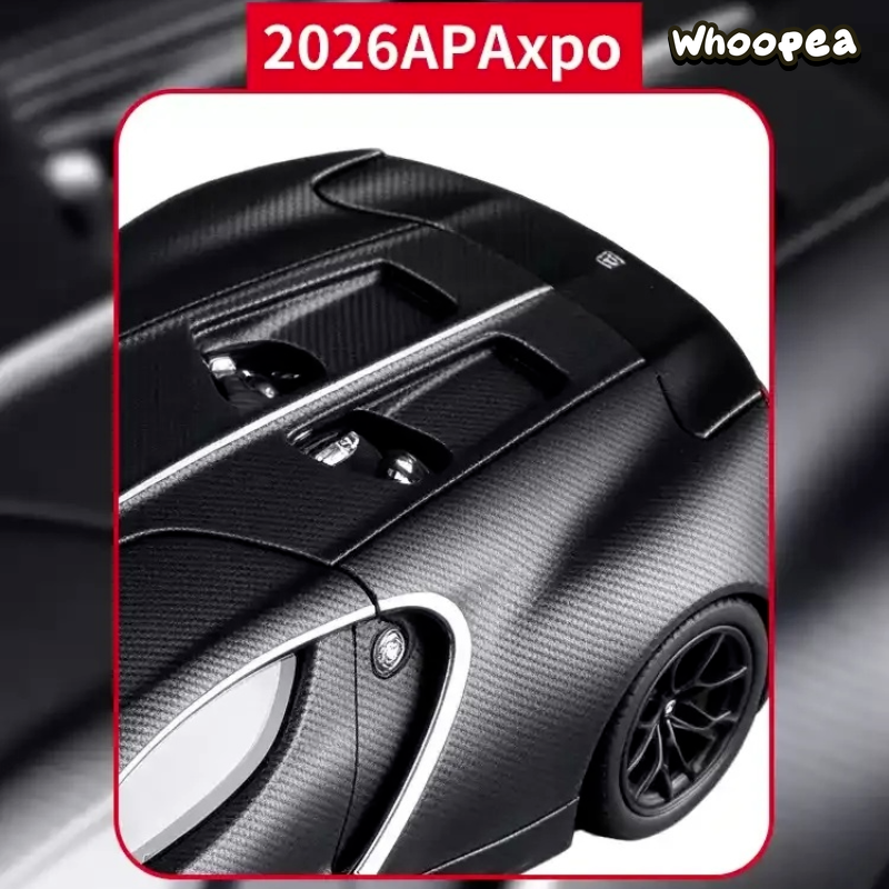 GTMAX 1:64 Bugatti Tourbillon Full Carbon Fiber Effect, APAxpo Foshan Exclusive