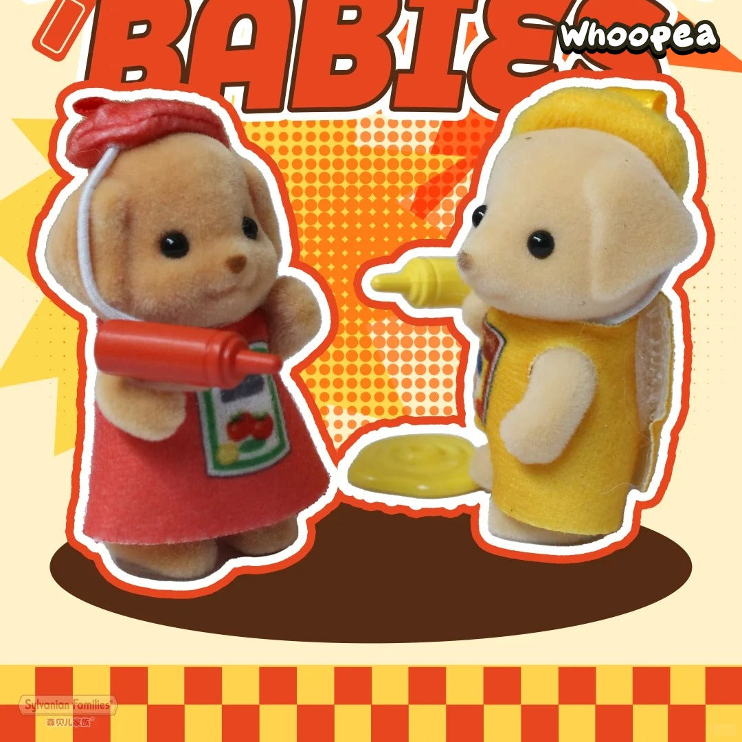 Sylvanian Families Hot Dog Babies Series Mini Figure