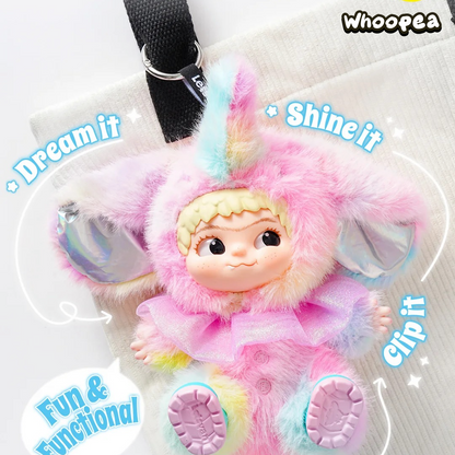 WAKUKU Dreamy Colorful Elephant Series Plush Pendant Hanging Card (PRE-ORDER)