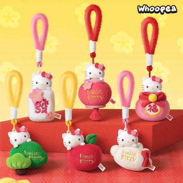 Hello KT New Year Series Plush Pendant Dolls Blind Box