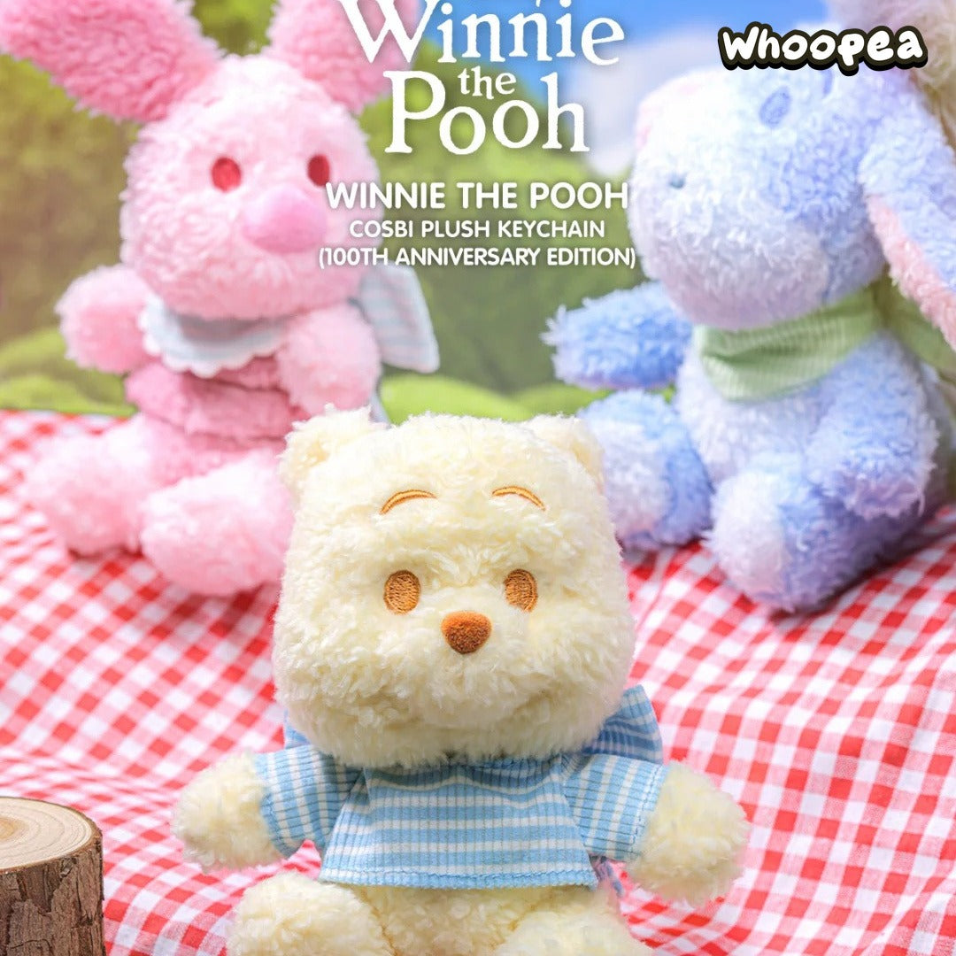 DSN Winnie the Pooh 100th Anniversary Edition Series Plush Pendant Blind Box