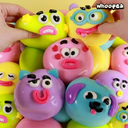 Funny Dog Face Swap Smusher Squishy - Sensory Fidget Toy