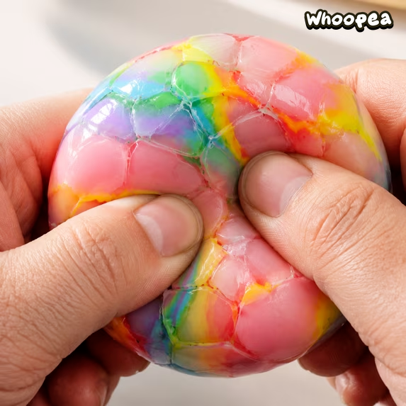 Crispy Wax Slow Rise Stress Ball Wax Cracking Squishy - Sensory Fidget Toy