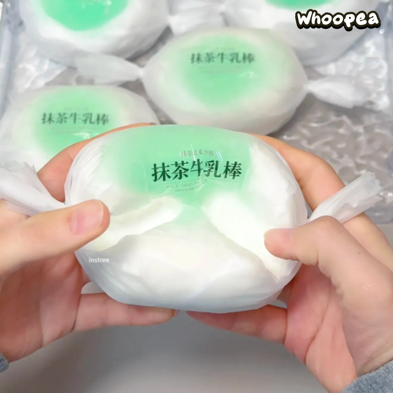 Matcha Milk Stick Wax-Cracking Squishy - Sensory Fidget Toy