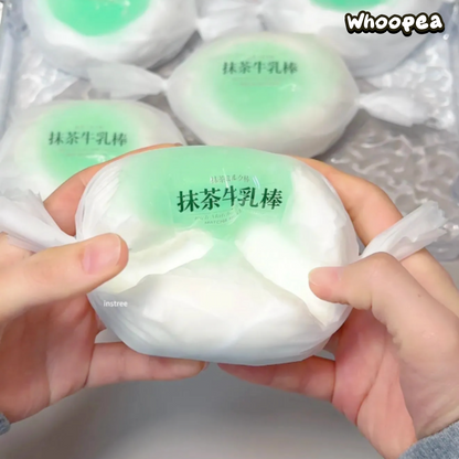 Matcha Milk Stick Wax-Cracking Squishy - Sensory Fidget Toy