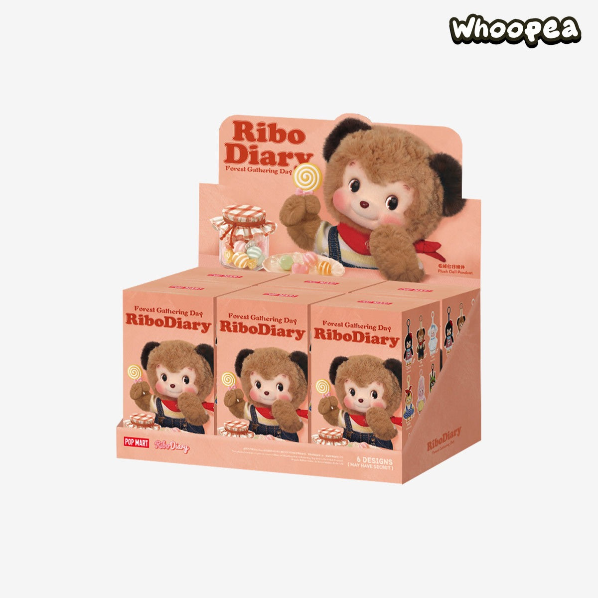 POP MART RiboDiary Forest Gathering Day Series Plush Doll Pendant Blind Box (PRE ORDER)