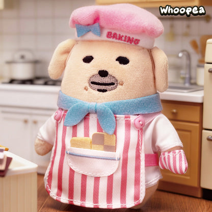 Nudaeng Baking Chef Dog Series Plush Pendant