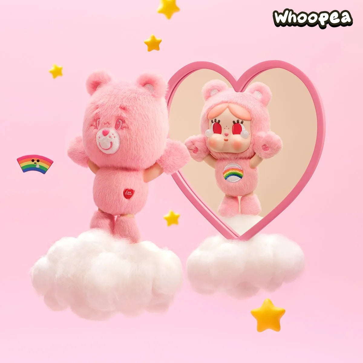 POP MART CRYBABY × Care Bears Series Vinyl Plush Pendant Blind Box (PRE-ORDER)