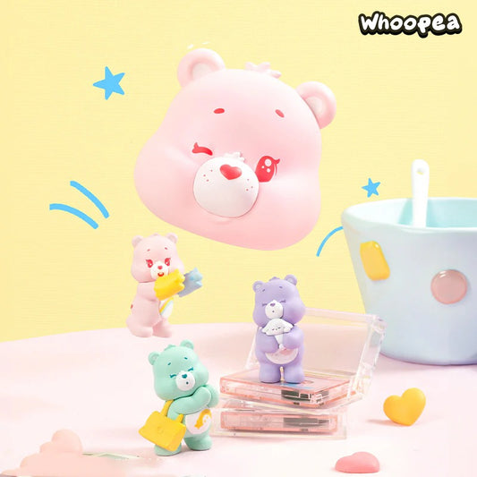 Care Bears Little Things Series Cubby Face Mini Beans Figures, Blind Bag
