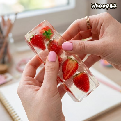 Fruit Ice Cube Vaseline Squishy - Sensory Fidget Toy