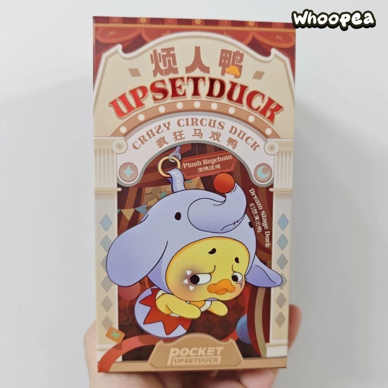 POCKET UPSETDUCK V4 Crazy Circus Duck Series Plush Dolls, Blind Box