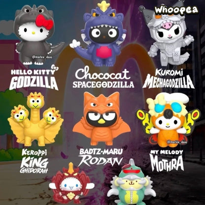 HK and Friends × Godzilla McDonald's Series Figure Collection